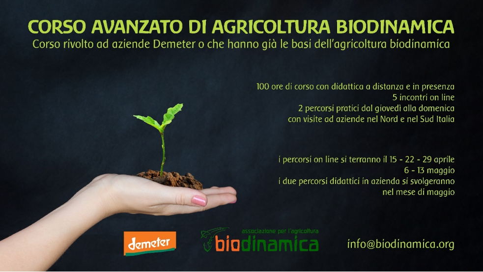 Corso avanzato di agricoltura biodinamica