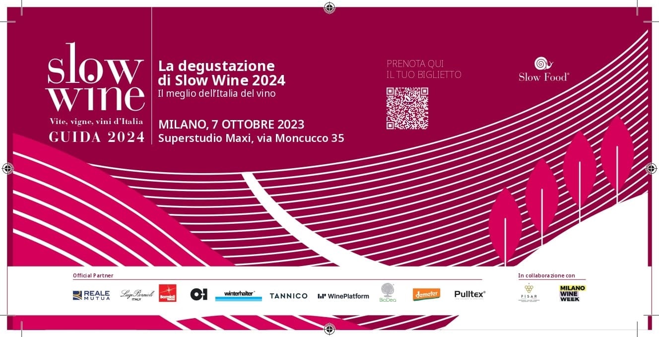 Presentazione guida Slow Wine 2024 a Milano 7 ottobre 2023