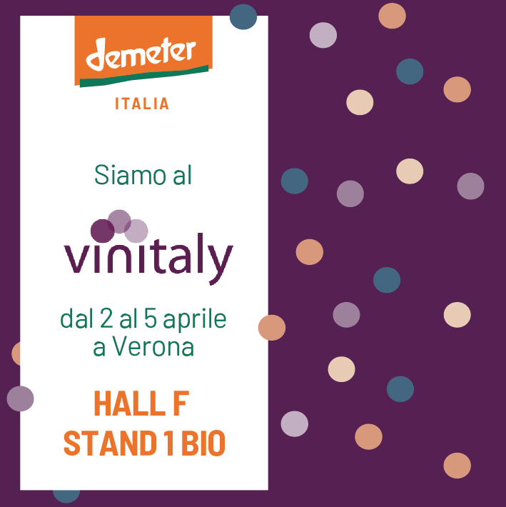 Demeter presente a Vinitaly con uno stand e un convegno - Demeter Italia