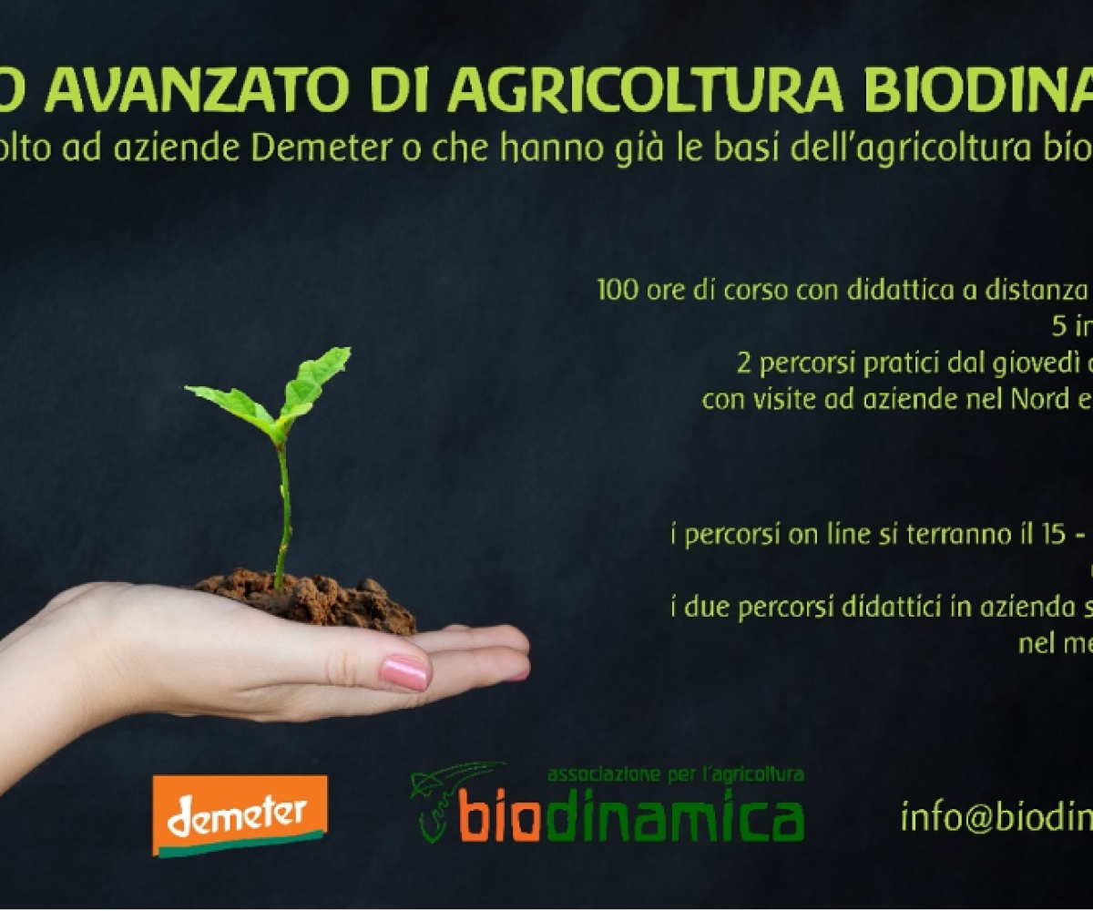 Corso avanzato di agricoltura biodinamica